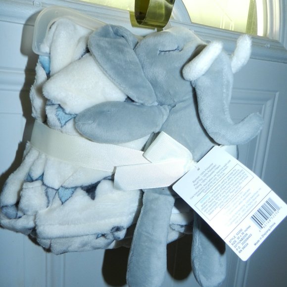 Hudson Baby Infant Elephant Gift Set Toy & Matching Baby Blanket 🆕NWT! - Picture 5 of 7